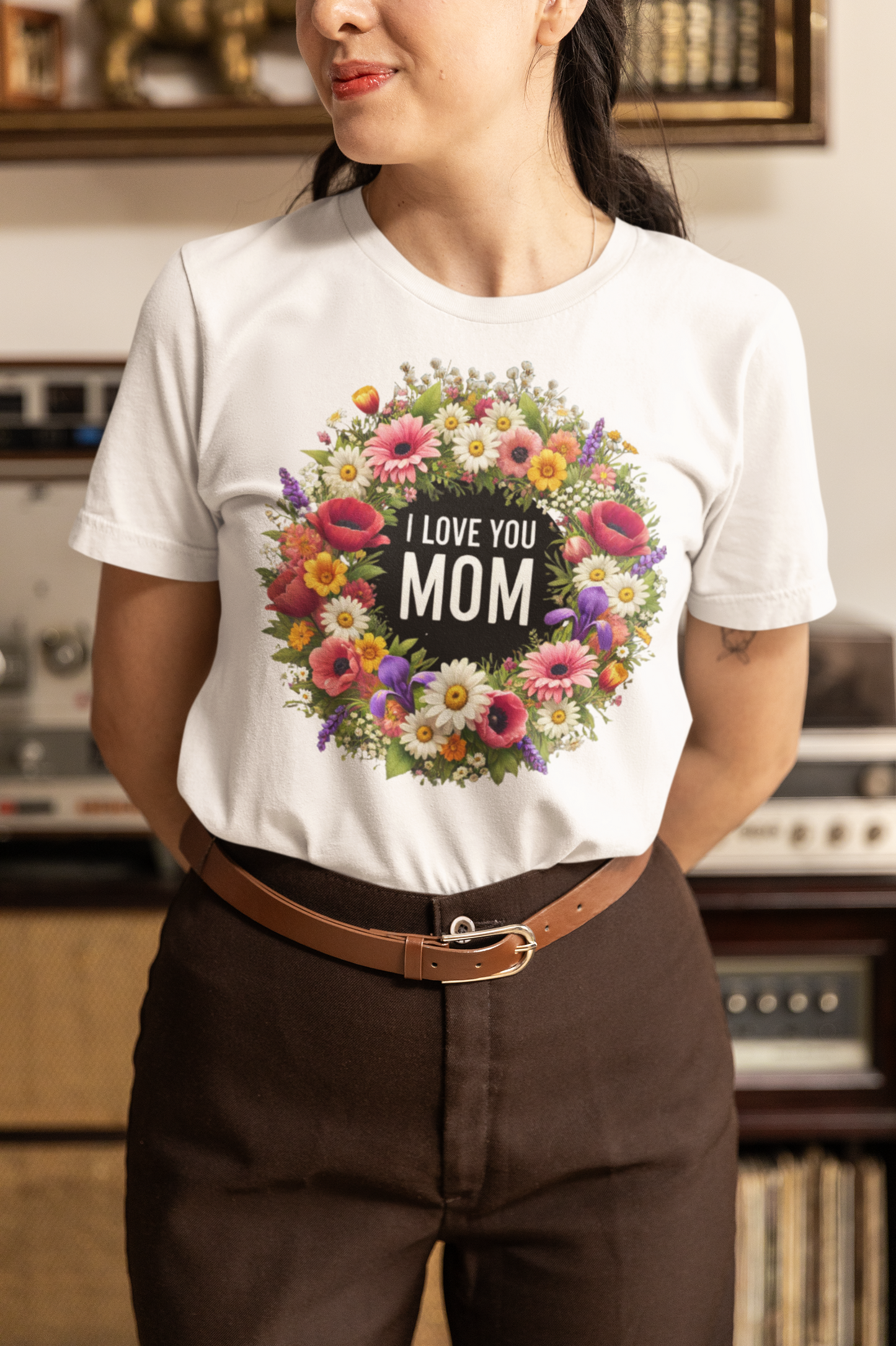 I love you Mom, Mother's day, Mom gift, Floral, Garden, Birthday, Mom Birthday, Love, Gifts, Woman gift, Mom Love, Best friend