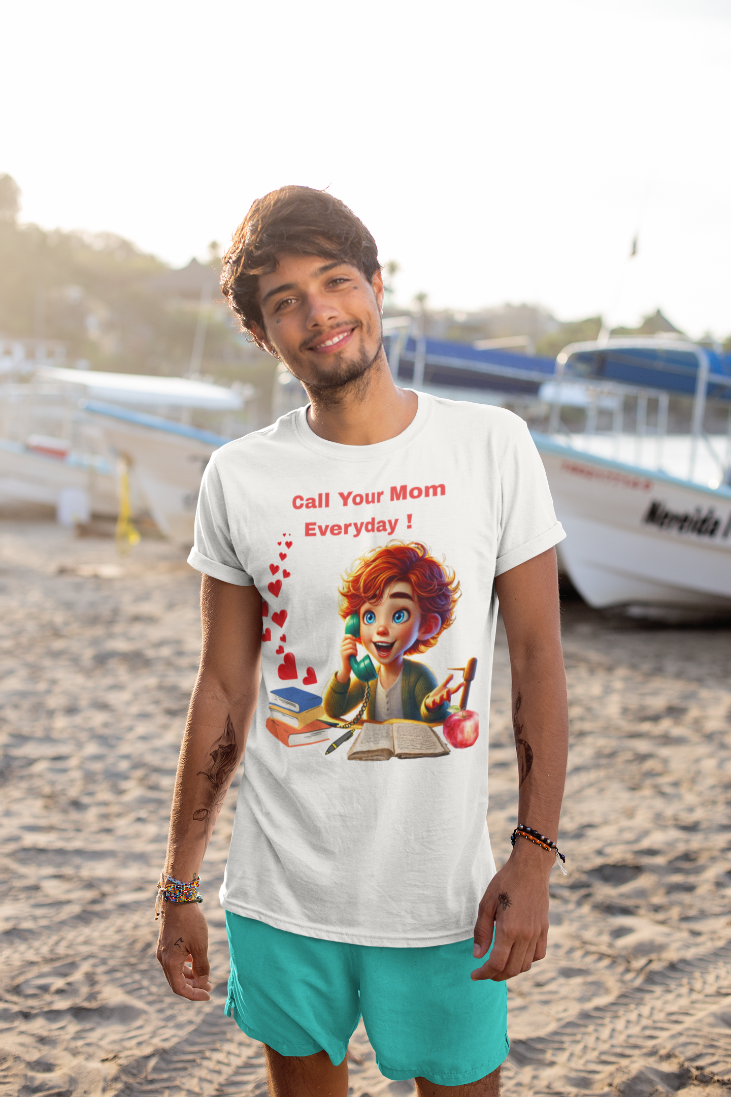 Call Your Mom Everyday !  Kids and Youths T- shirt